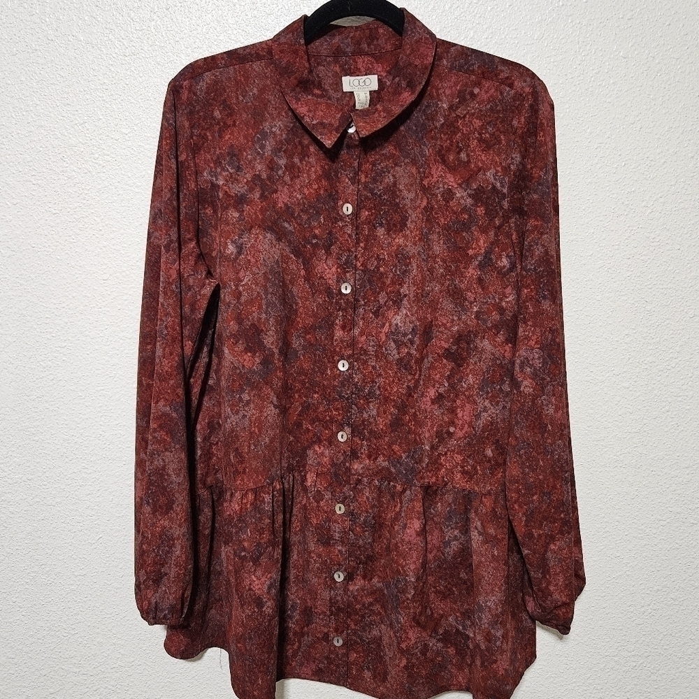 Logo Lori Goldstein tunic size medium